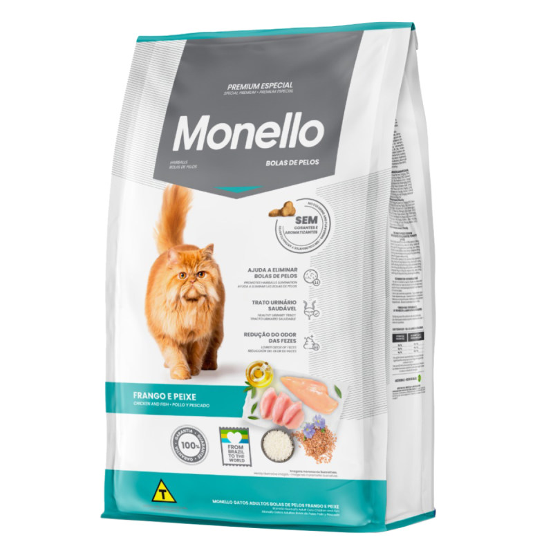 غذا خشک گربه هیربالMonello Hairball